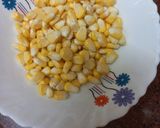 A picture of step 2 of Corn palak curry.