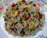 A picture of step 2 of Vegetable Pulao.