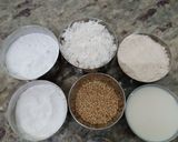 A picture of step 1 of Anondo Naaru – A Traditional Bengali Sweet for Durga Puja.