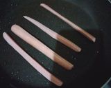 Foto langkah ke 2 dari resep Sushi Telur Sosis Mudah.