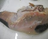 Foto del paso 4 de la receta: Peceto o lengua, puerros salteados y papines