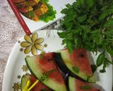A picture of step 4 of Watermelon Chopsticks.