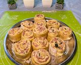 Foto langkah ke 13 dari resep Pizza Rolls Tanpa Ulen.