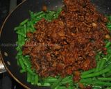 A picture of step 4 of Persian Loobia Polo (Green Bean Rice With Minced Beef) لوبیا پلو با گوشت چرخ کرده.