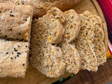 Pan de zanahoria integral con semillas 🥕🍞