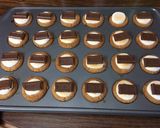 A picture of step 6 of Peanut butter Smore cookies.