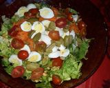 Foto del paso 1 de la receta: Ensalada con huevos de codorniz y tomates cherry