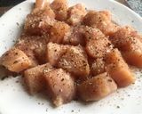 Hình bước làm 2 của món Chicken Nuts Phiên Bản Eatclean Bằng NCKD