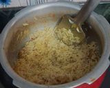 A picture of step 2 of Masala bhat.
