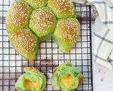 Foto langkah ke 8 dari resep Roti Sobek Pandan (eggless).