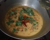 A picture of step 25 of Punjabi pakora kadhi.