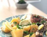 A picture of step 6 of Lemon Chicken Thighs and Drumsticks with Potatoes in Slow Cooker.