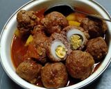 Foto langkah ke 7 dari resep Semur Bola Bola Daging Isi Telpuy.