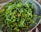 A picture of step 1 of Palak vali chutney for sandwich.