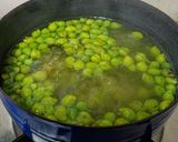 A picture of step 1 of Zanzanit Solyanchi Amti (Hara Chana) (Green Chickpeas Curry).