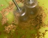 A picture of step 2 of Square milk choco cookies in a cookie dough batter.