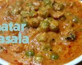 A picture of step 20 of Dhaba style matar masala.