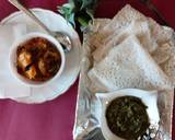 Neer dosa and potatoes with coconut chutney recipe step 4 photo