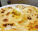 A picture of step 5 of Malabar Parantha.