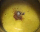 A picture of step 3 of Moong dal soup/sorba.