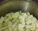 A picture of step 4 of Methi bunda.