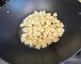 A picture of step 1 of Adobo Pork Giniling with Potatoes.