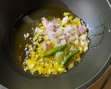 A picture of step 4 of Chana Masala.