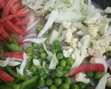 A picture of step 5 of Veggies green packet.