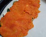 Foto del paso 5 de la receta: Tarta bicolor de zapallo y espinaca