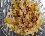 Foto del paso 2 de la receta Mermelada de kiwi amarillo (gold) y manzana sin azúcar en el microondas
