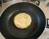 Onion Bread (How to make super easy thinnest dough no-rolling pin) recipe step 9 photo