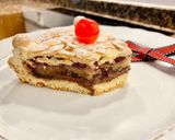 Foto del paso 19 de la receta: Pastel rústico con Nutella, mermelada de frambuesas y Almendra