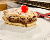 Foto del paso 19 de la receta: Pastel rústico con Nutella, mermelada de frambuesas y Almendra