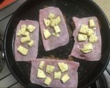 Foto del paso 7 de la receta: Milanesas (SIN pan rallado) a la napolitana con ensalada tibia de calabazas
