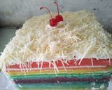 Foto langkah ke 7 dari resep Rainbow cake.