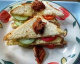 A picture of step 3 of Seven Party Sandwich.