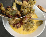 Foto del paso 5 de la receta: Tortilla de alcachofas y jamón serrano