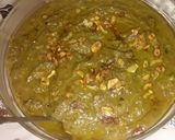 A picture of step 5 of Sarso Ka saag.