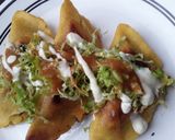 Foto del paso 8 de la receta: Empanadas🥟 rellenas de berenjena🍆🌰 y "queso🧀"