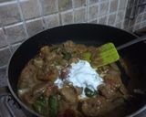 A picture of step 14 of Afghani malai chaap.