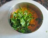 A picture of step 1 of Crispy toast made with leftover chana dal.