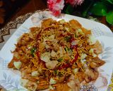 A picture of step 5 of Papri/papdi chat.