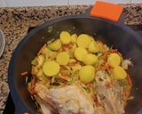 Foto del paso 2 de la receta: Sopa de lentejas estilo asiática con pollo y shiitake