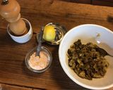 A picture of step 4 of Roasted eggplant dip.