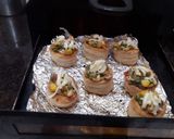 A picture of step 3 of Cheesy vol-vou-vent-shells.