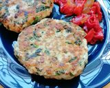 Foto del paso 7 de la receta Hamburguesas de pollo y espinacas