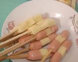 Foto langkah ke 1 dari resep Corndog Sosis dan Mozzarella.
