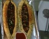 A picture of step 6 of CHEESY TURKISH PIDE😋😍.