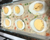 Foto del paso 7 de la receta: Ensaladilla de verduras con salmón, huevo duro y aderezo Vidalim y ensaladilla rusa