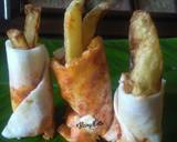 Stuffed French Fries Schezwan Cheese Dosa recipe step 6 photo